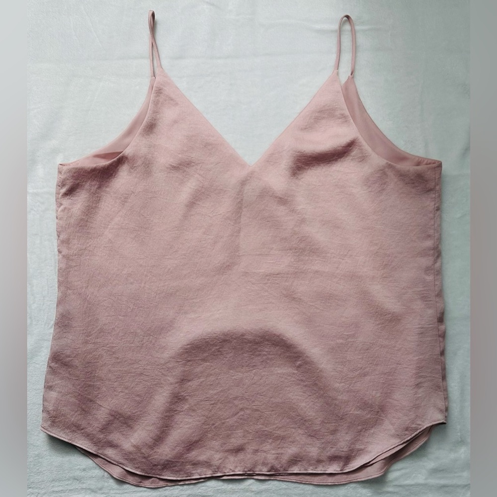 Express Tank Top Blouse, Pink Size L